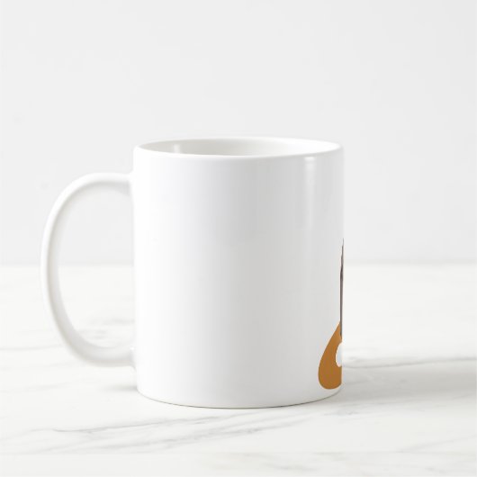 動物の飼育員としてのA コーヒーマグカップ (左)