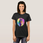 動物の馬乗馬 Tシャツ (正面フル)