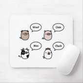 動物の騒音 マウスパッド (マウス)