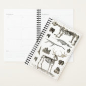 動物の骨の構造から標本2022 プランナー手帳 (ディスプレー)