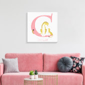 動物のABC Cはチーータキャンバス印刷のために キャンバスプリント (インサイチュ (リビング))