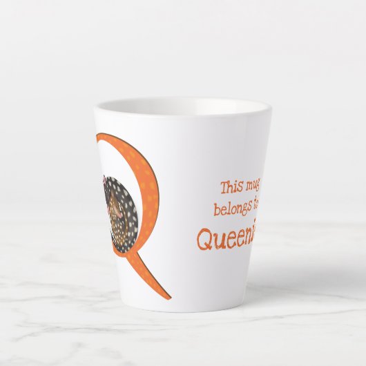 動物のABC Qはクロールラテマグ用 カフェラテマグ (正面)