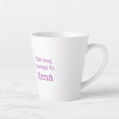 動物のABC Xはサーカス用マグカップ カフェラテマグ (右)