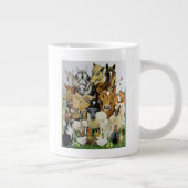 動物のAllsorts ジャンボコーヒーマグカップ (右)
