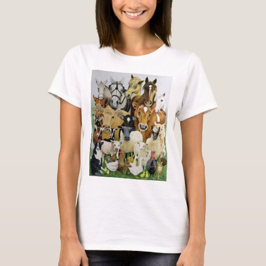 動物のAllsorts Tシャツ (正面)