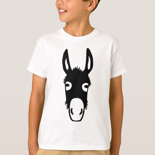 動物のTシャツのeselのろばのろばのburroの愚か者 Tシャツ (正面)
