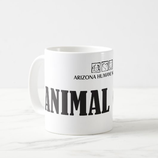 動物はフェニックスのマグを捕えます コーヒーマグカップ (正面左)