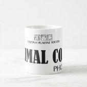 動物はフェニックスのマグを捕えます コーヒーマグカップ (中央)