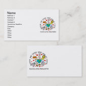 動物は地球のTシャツおよびギフトを愛します 名刺 (正面/裏面)