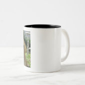 動物は愛を与えます ツートーンマグカップ (正面右)