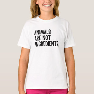 動物は成分ではない Tシャツ