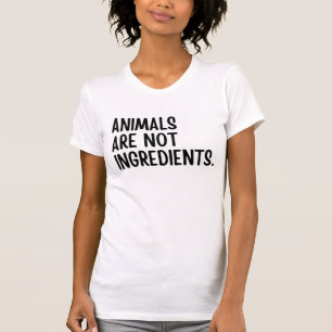 動物は成分ではない Tシャツ