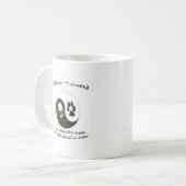 動物は神聖です コーヒーマグカップ (正面左)