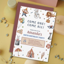 動物よくはしゃぐサーカスパレード誕生日パーティー