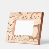 動物よくはしゃぐ類 レーザー彫刻フレーム (左)
