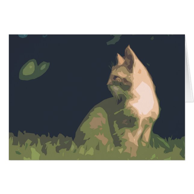 動物をテーマにしたカード (正面横)