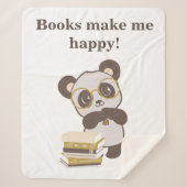 動物をテーマにした読ノックデコール シェルパブランケット (正面)