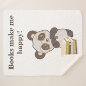 動物をテーマにした読ノックデコール シェルパブランケット (正面(横))