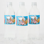 動物をテーマにした赤ちゃんシャワー ペットボトルラベル (ボトル)