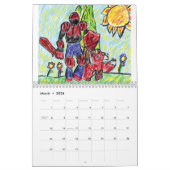 動物をナイト爵に叙します カレンダー (3月 2026)