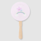 動物をピンク色にトレーニング ハンドファン (裏面)