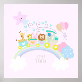 動物をピンク色にトレーニング ポスター