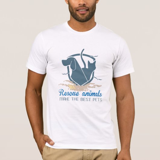 動物をペットより多く最高の救う Tシャツ (正面)