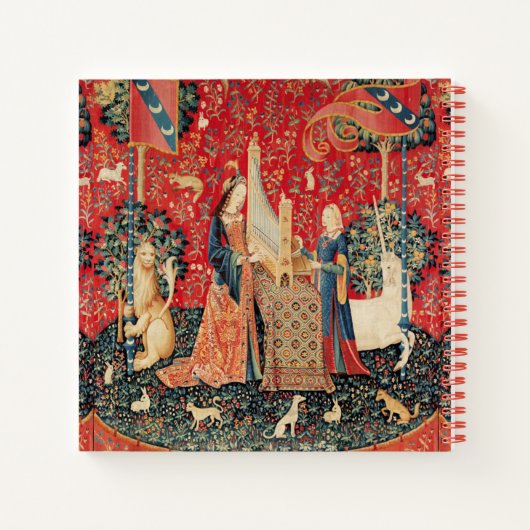 動物を使った遊ユニコーンとレディの臓器 ノートブック (裏面)