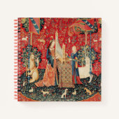 動物を使った遊ユニコーンとレディの臓器 ノートブック (正面)