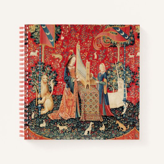 動物を使った遊ユニコーンとレディの臓器 ノートブック (正面)