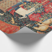 動物を使った遊ユニコーンとレディの臓器 ラッピングペーパー (角)