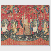 動物を使った遊ユニコーンとレディの臓器 ラッピングペーパー (フラット)