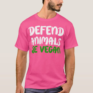 動物を守ろう ビーガン ギフト Tシャツ