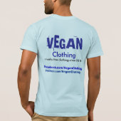 Ⓥ 動物を愛します Tシャツ (裏面)