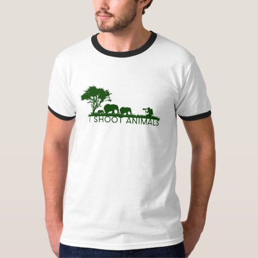 動物を撃つ Tシャツ (正面)