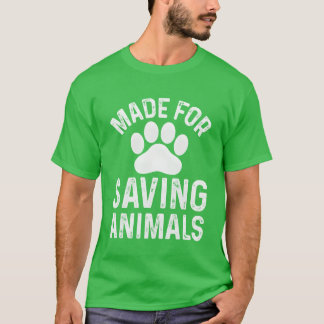動物を救う家族のためのグッズ Tシャツ