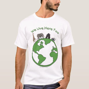 動物を救って下さい Tシャツ