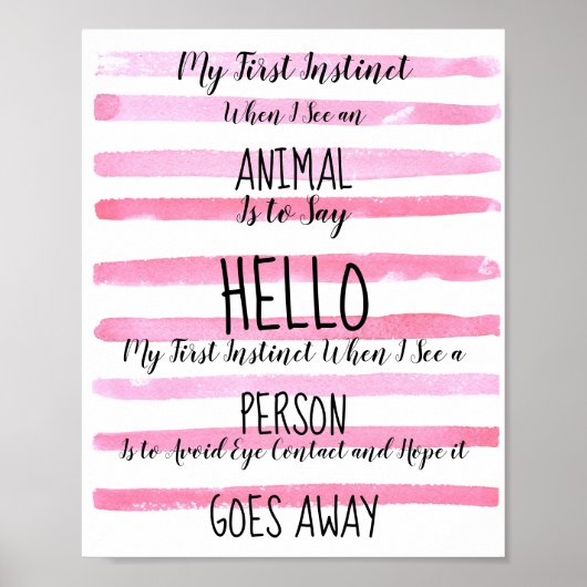 動物を見て挨拶しよう ポスター (正面)