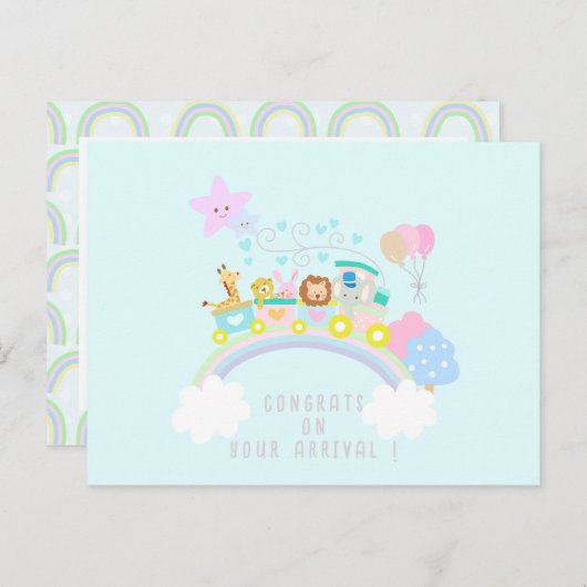 動物を青にトレーニング ポストカード (正面/裏面)