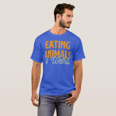 動物を食べるのは変な少年 Tシャツ (正面フル)