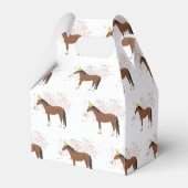 動物を飼育する馬パーティー フェイバーボックス (裏面サイド)