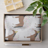 動物を飼育する馬パーティー 薄葉紙 (ギフト)