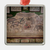 動物を魅了しているオルペウス メタルオーナメント (正面)