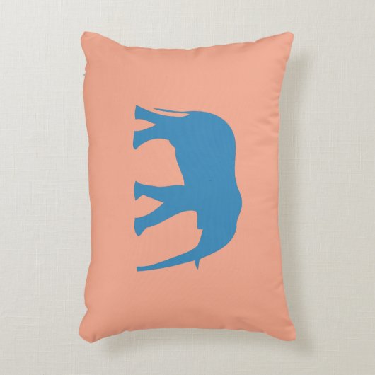 動物アクセント枕 アクセントクッション (正面(垂直))