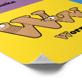 動物アルファベット – アルファベット ポスター (角)