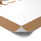 動物アルファベット 幼稚園＆子供用 28 x 20 ポスター (角)