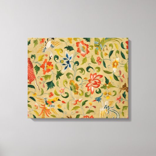 動物アンティーク馬鳥鹿ウサギ キャンバスプリント (正面)