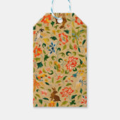 動物アンティーク馬鳥鹿ウサギ ギフトタグ (正面)