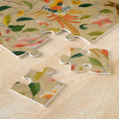 動物アンティーク馬鳥鹿ウサギ ジグソーパズル (側面)