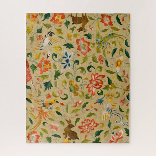 動物アンティーク馬鳥鹿ウサギ ジグソーパズル (縦)